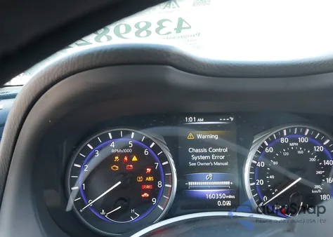 2014 Infiniti Q50 Premium from USA, damaged, VIN JN1BV7AP8EM674365